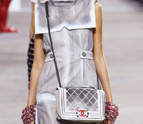 Rare Vintage Chanel Art School Graffiti Boy Bag