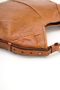 Yves Saint Laurent Mombasa Brown Leather Shoulder Bag