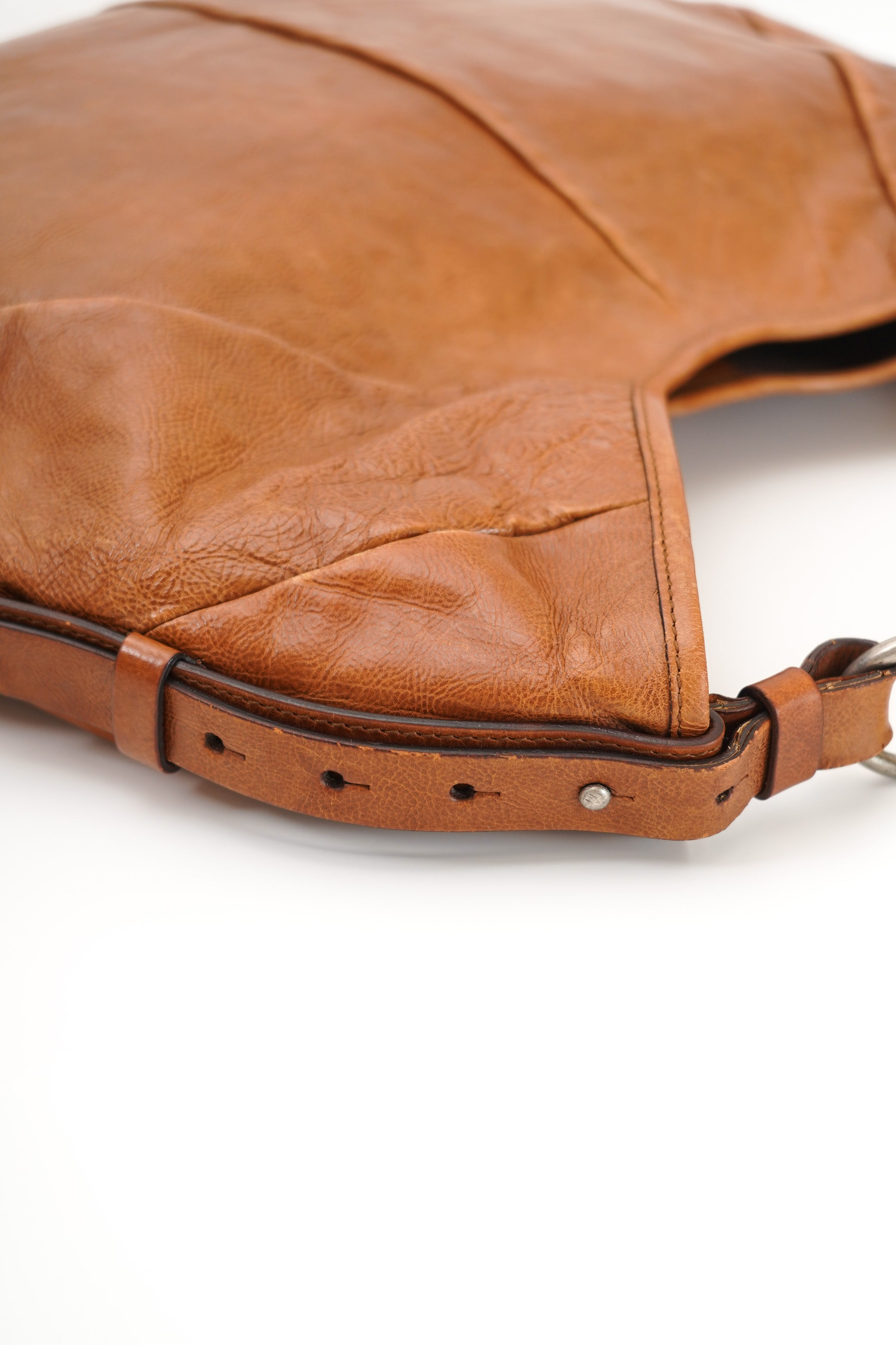 Yves Saint Laurent Mombasa Brown Leather Shoulder Bag