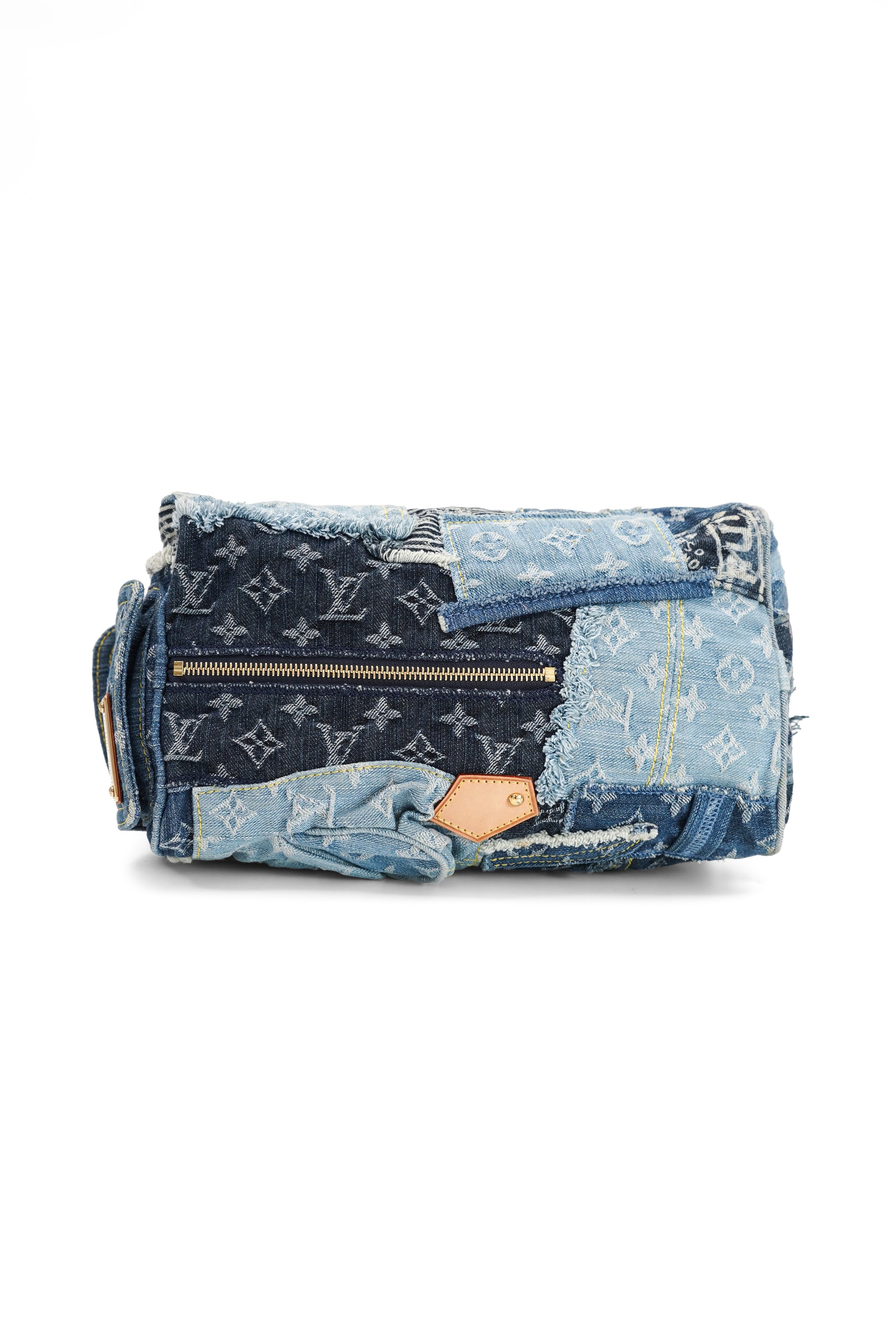 Louis Vuitton Denim Patchwork Speedy 30 Bag Limited Edition