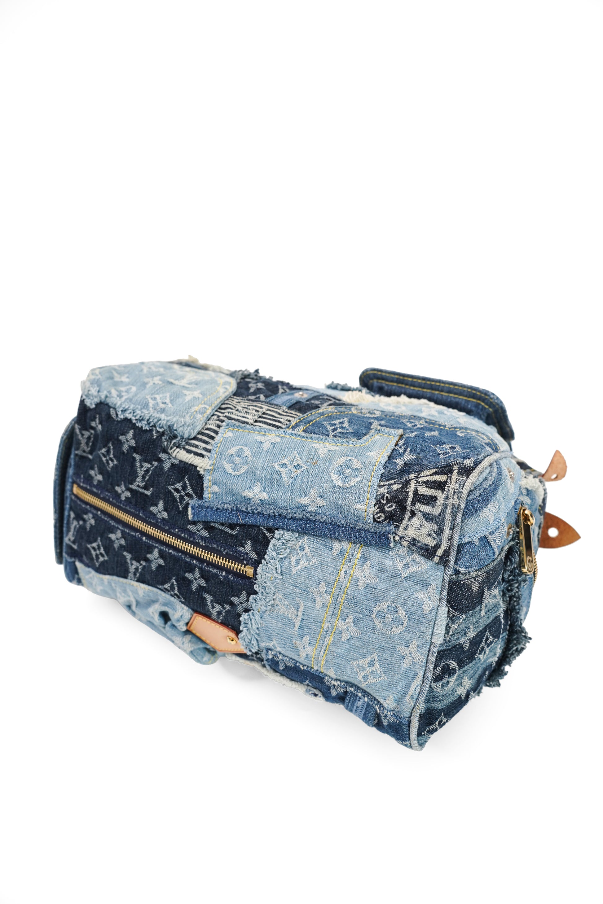 Louis Vuitton Denim Patchwork Speedy 30 Bag Limited Edition