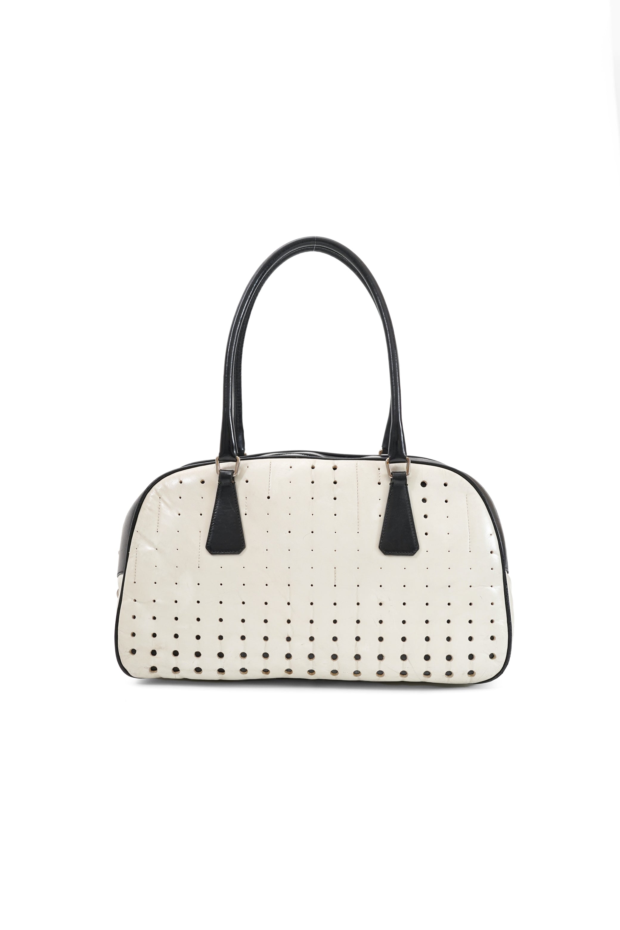 Prada White Bowling Bag