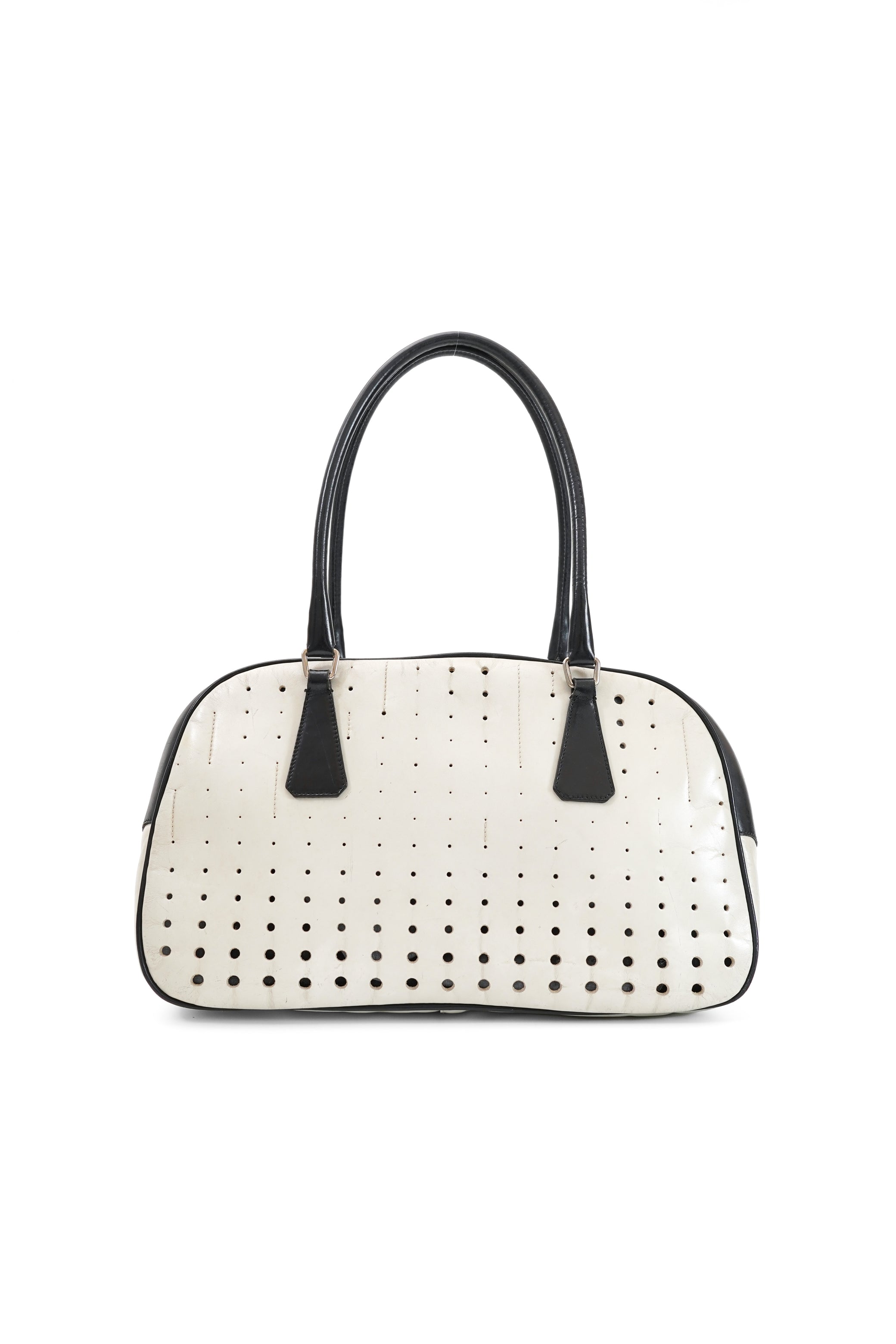 Prada White Bowling Bag