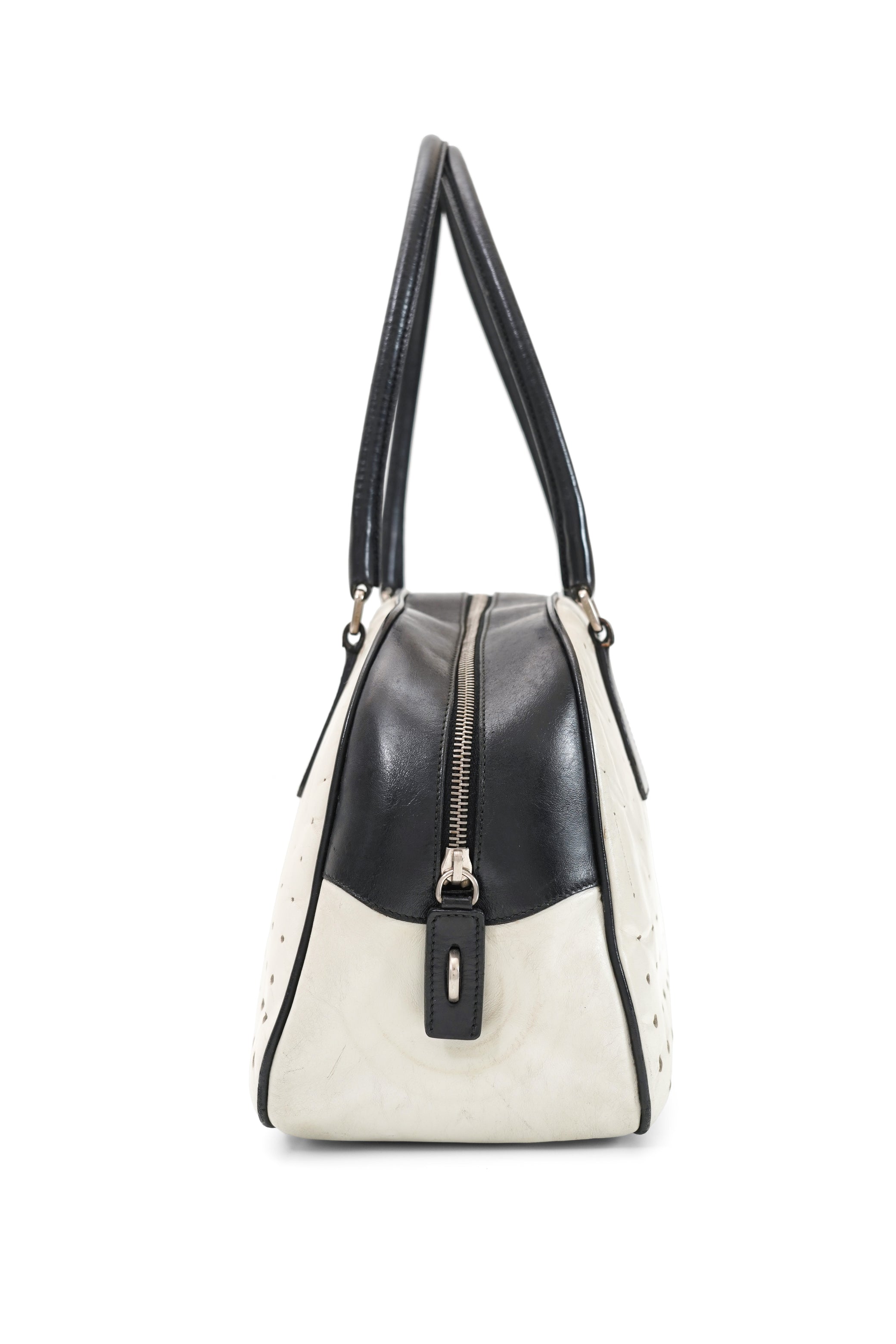 Prada White Bowling Bag