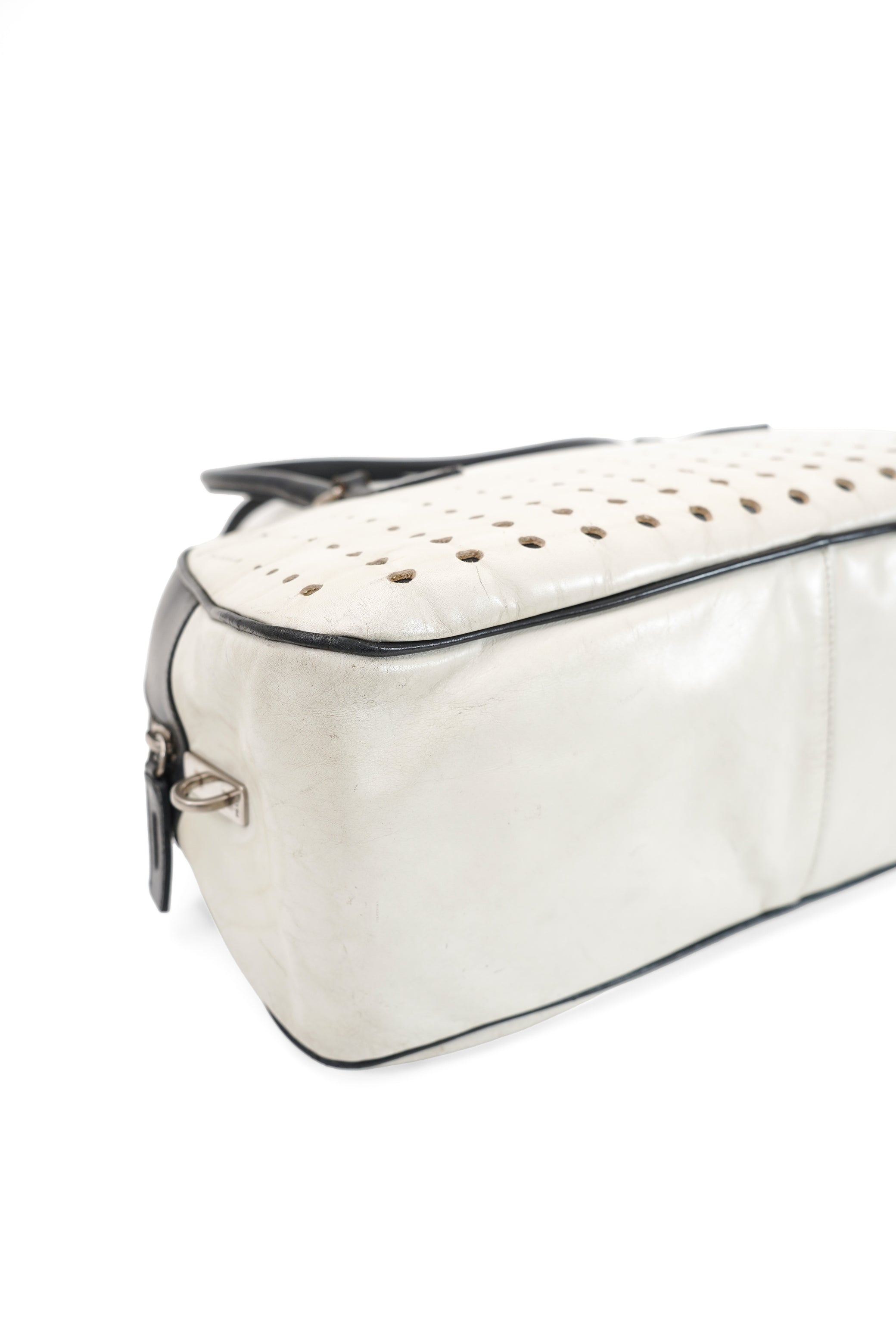 Prada White Bowling Bag
