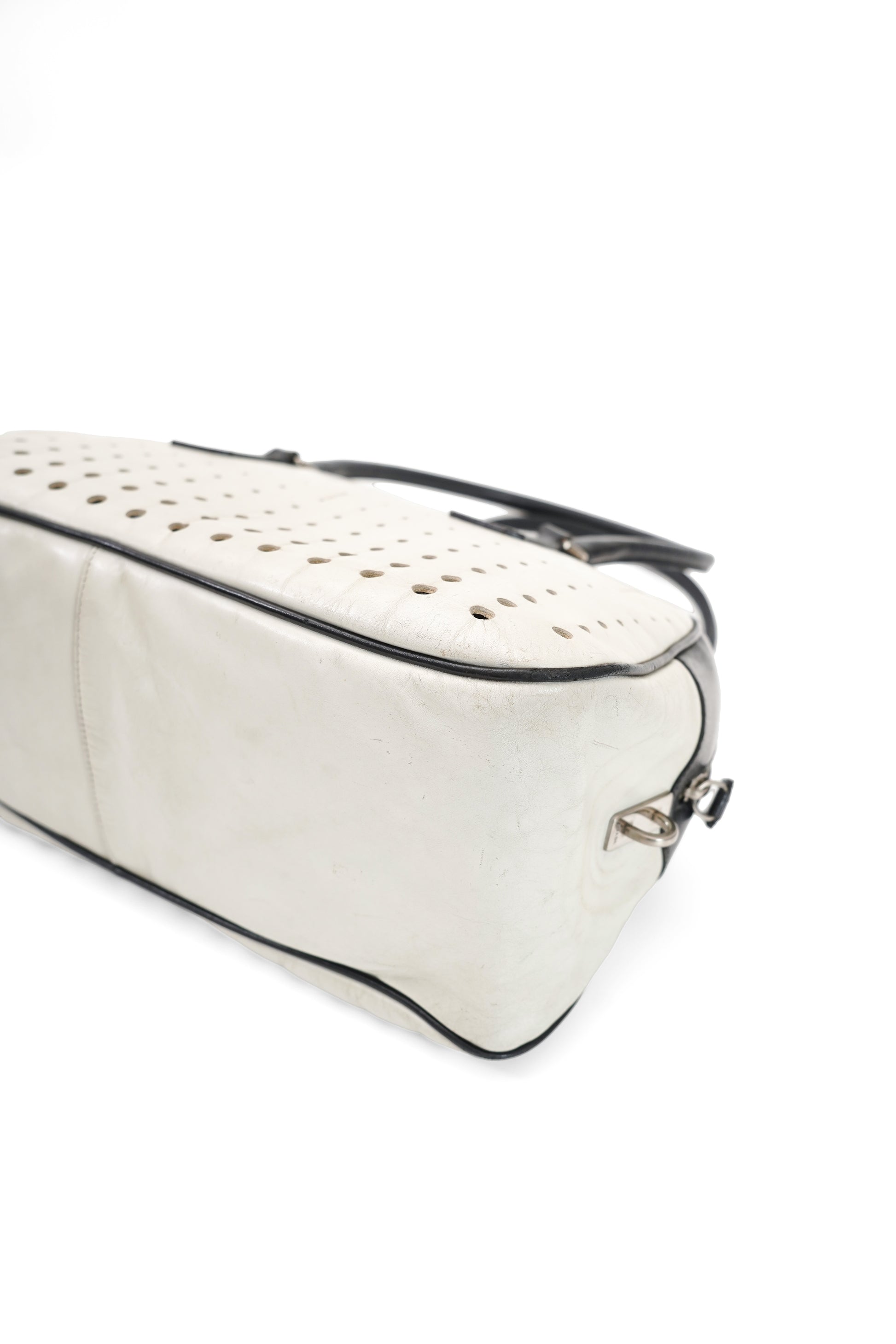 Prada White Bowling Bag