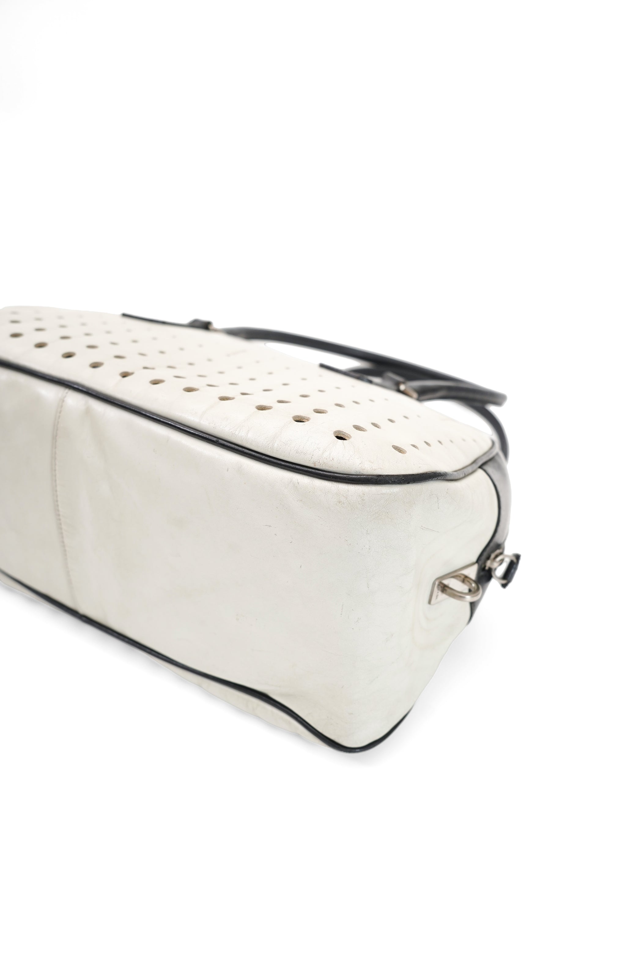 Prada White Bowling Bag