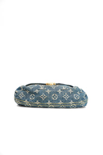 Louis Vuitton Mini Pleaty PM Blue Denim Shoulder Bag