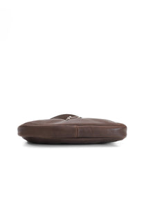 Miu Miu 2000s Brown Buckle Shoulder Bag