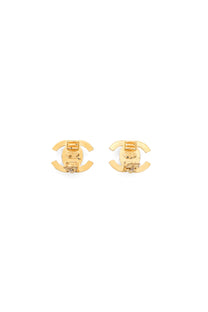 Vintage Chanel 1995 Gold-Plated Clip On Earrings