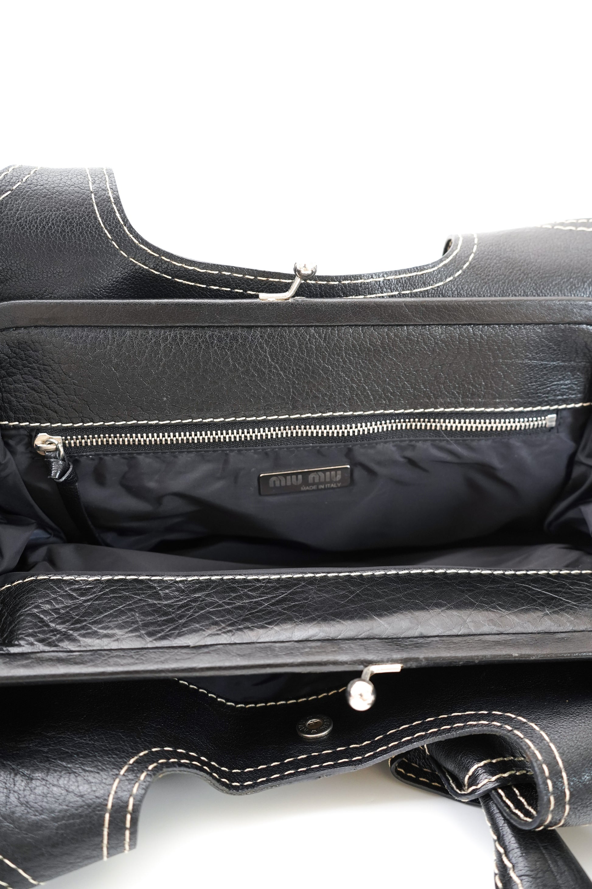 Archive Miu Miu Black Shoulder Bag