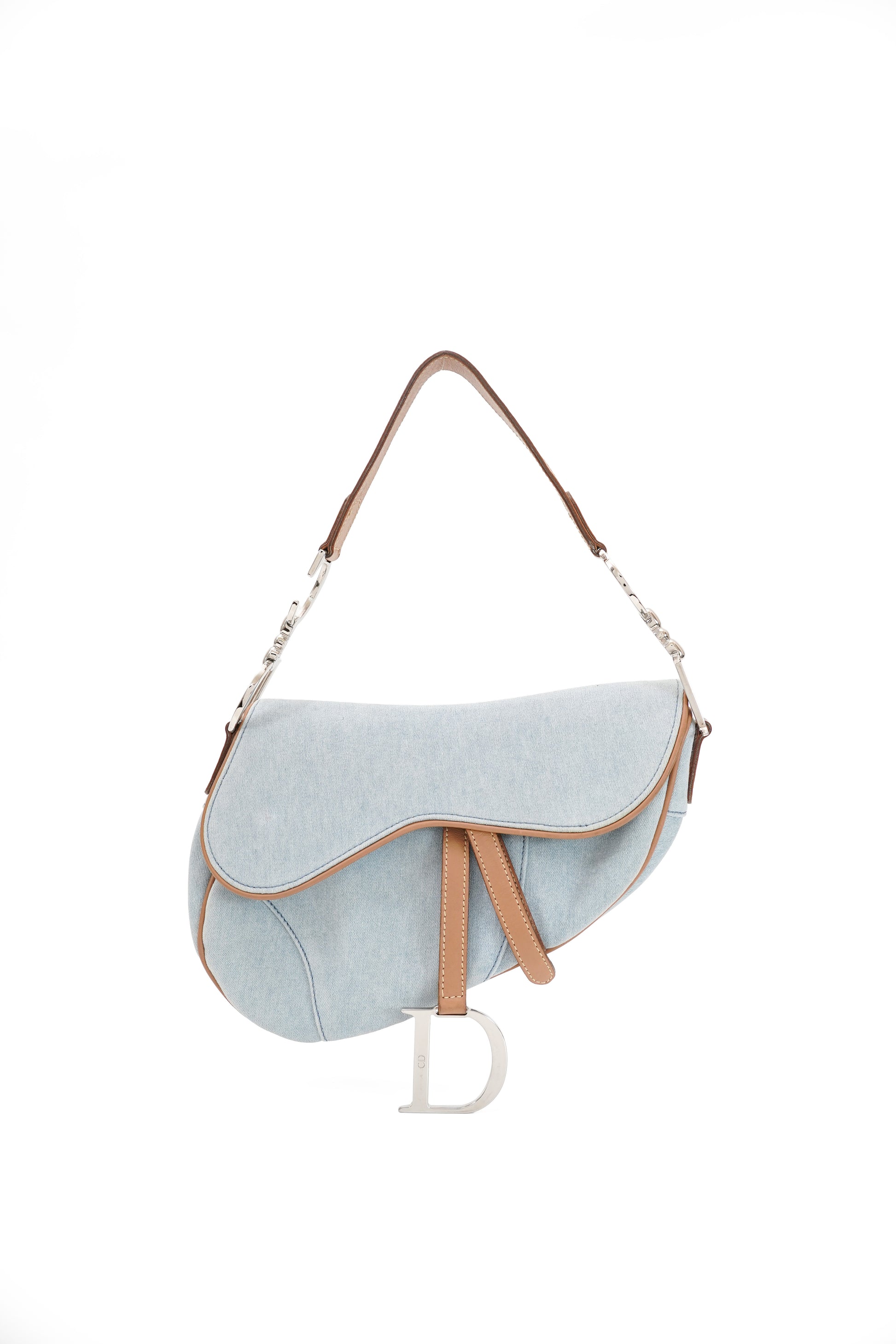 Christian Dior Light Denim Saddle Bag 2001 John Galliano Era