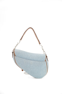 Christian Dior Light Denim Saddle Bag 2001 John Galliano Era