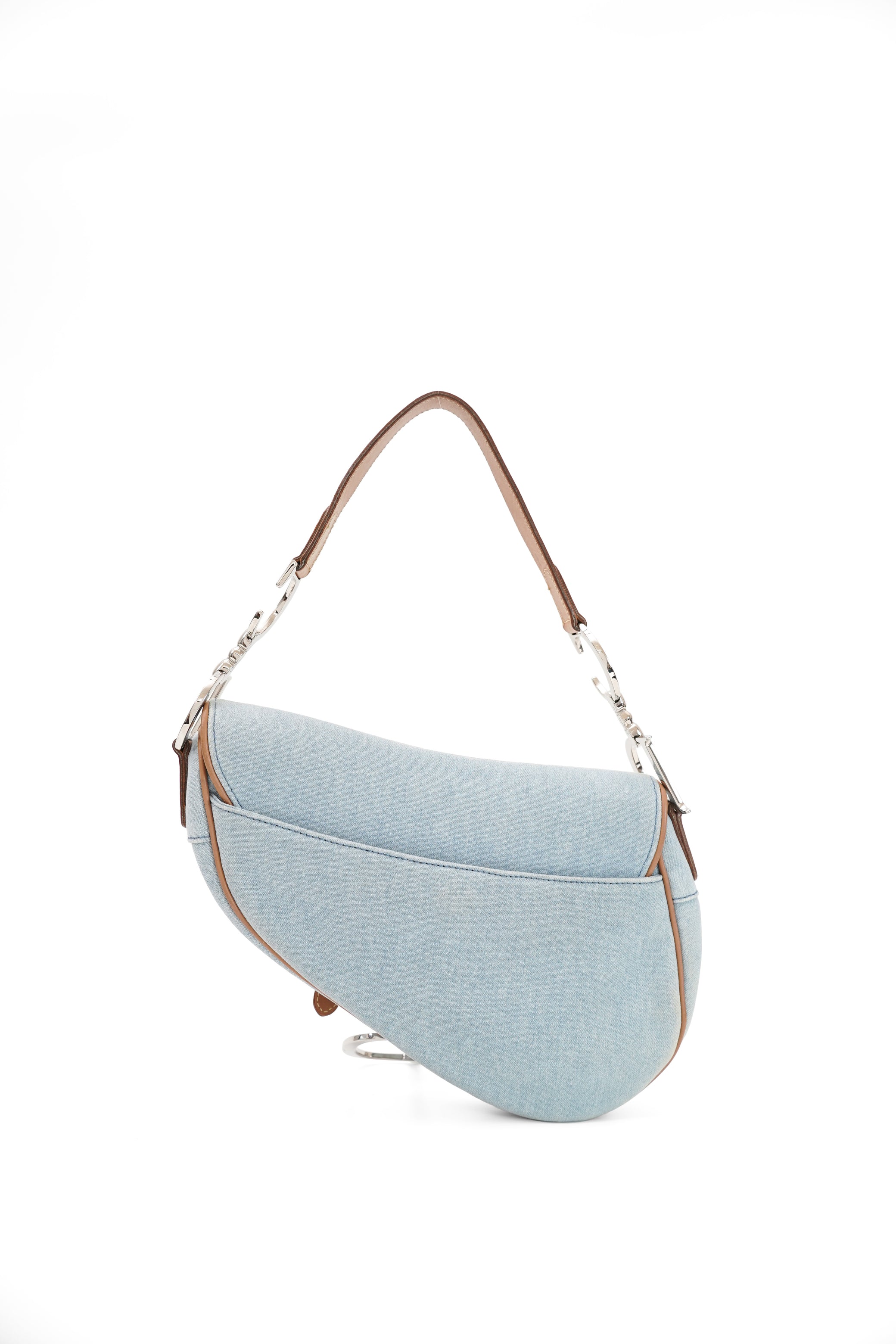 Christian Dior Light Denim Saddle Bag 2001 John Galliano Era