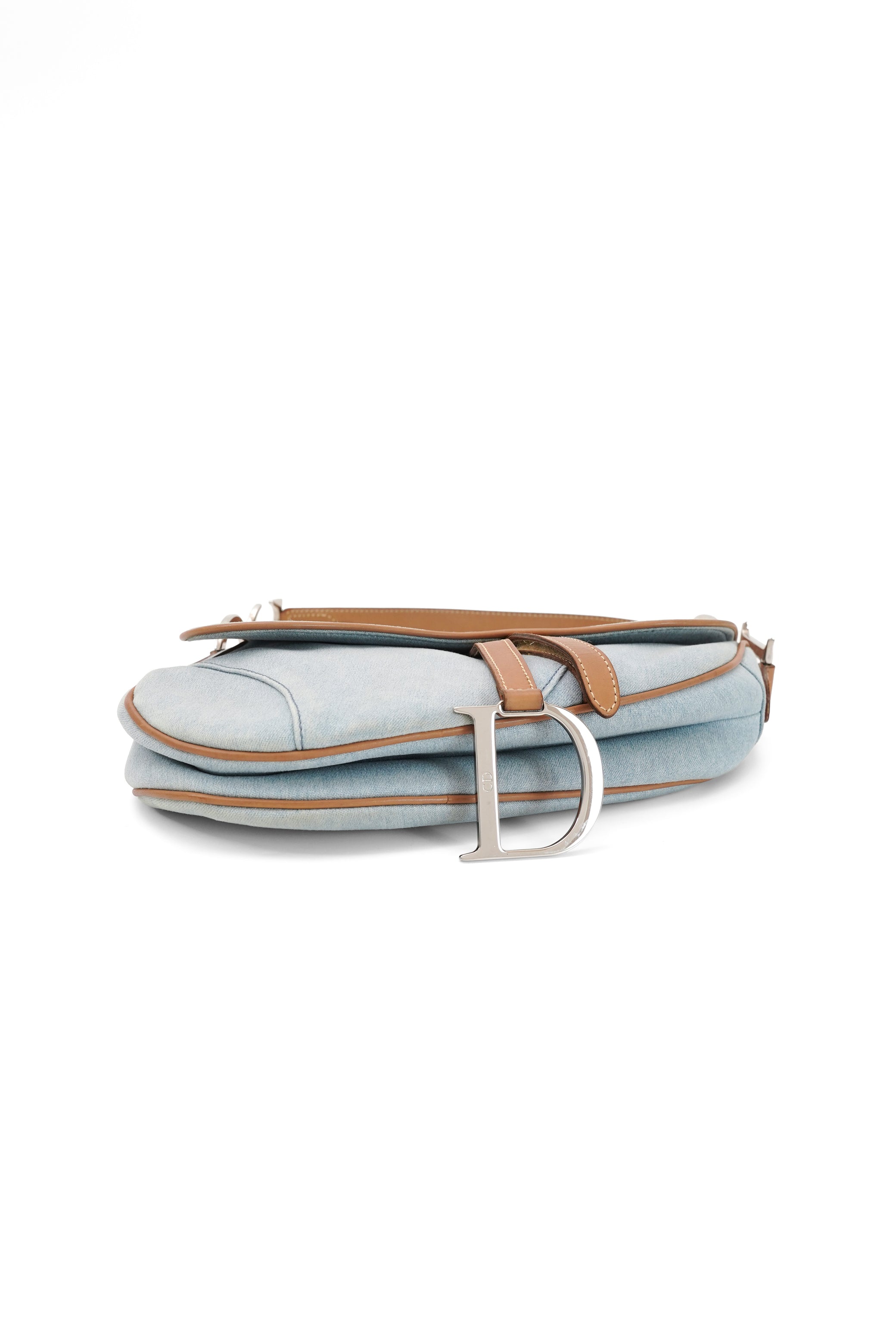 Christian Dior Light Denim Saddle Bag 2001 John Galliano Era