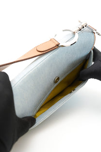 Christian Dior Light Denim Saddle Bag 2001 John Galliano Era