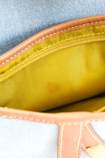 Christian Dior Light Denim Saddle Bag 2001 John Galliano Era