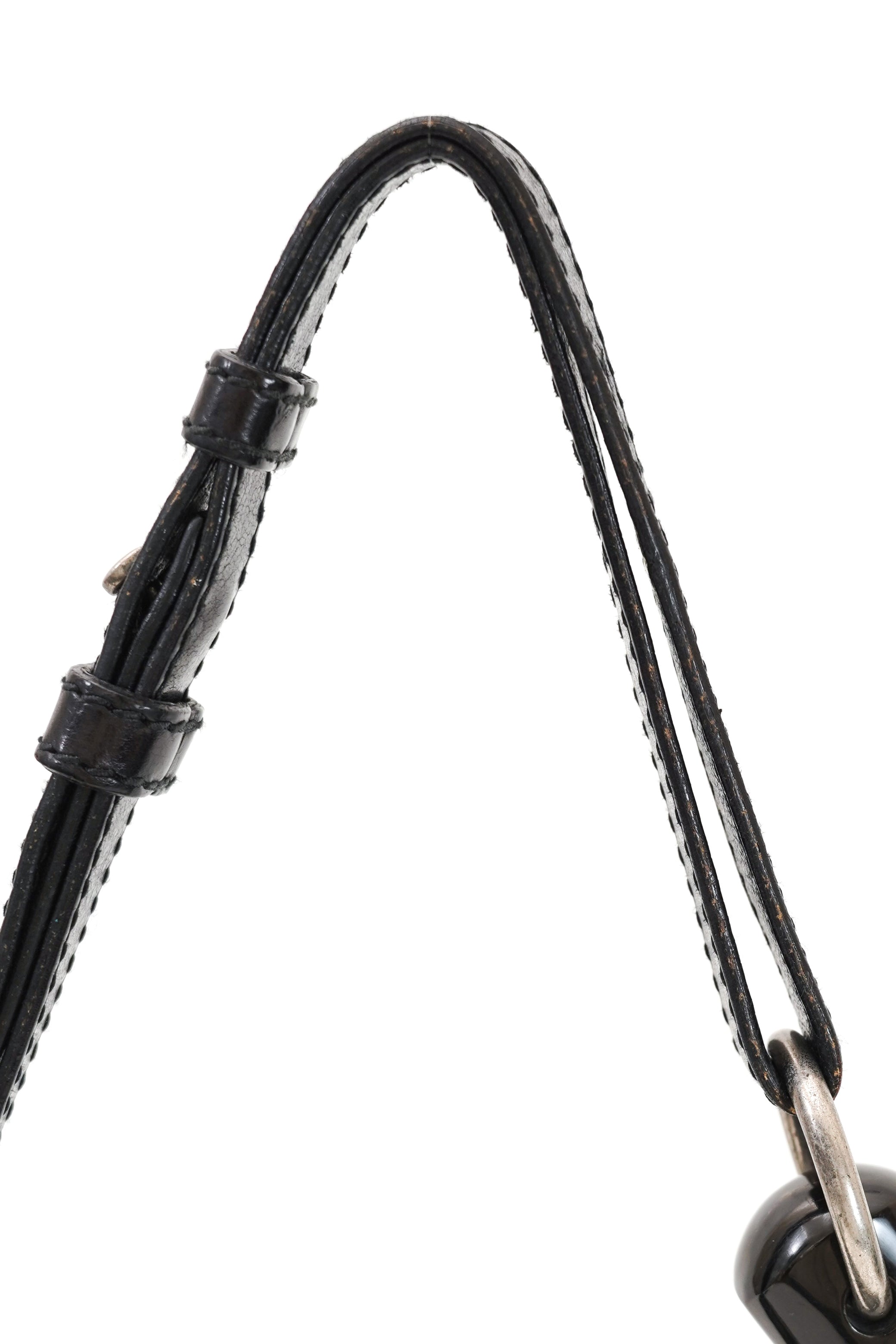 Vintage Yves Saint Laurent Square Mombasa Bag with Horn Strap