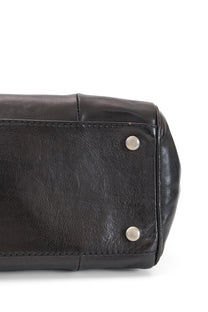 Vintage Yves Saint Laurent Square Mombasa Bag with Horn Strap