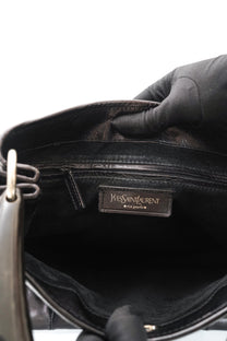 Vintage Yves Saint Laurent Square Mombasa Bag with Horn Strap