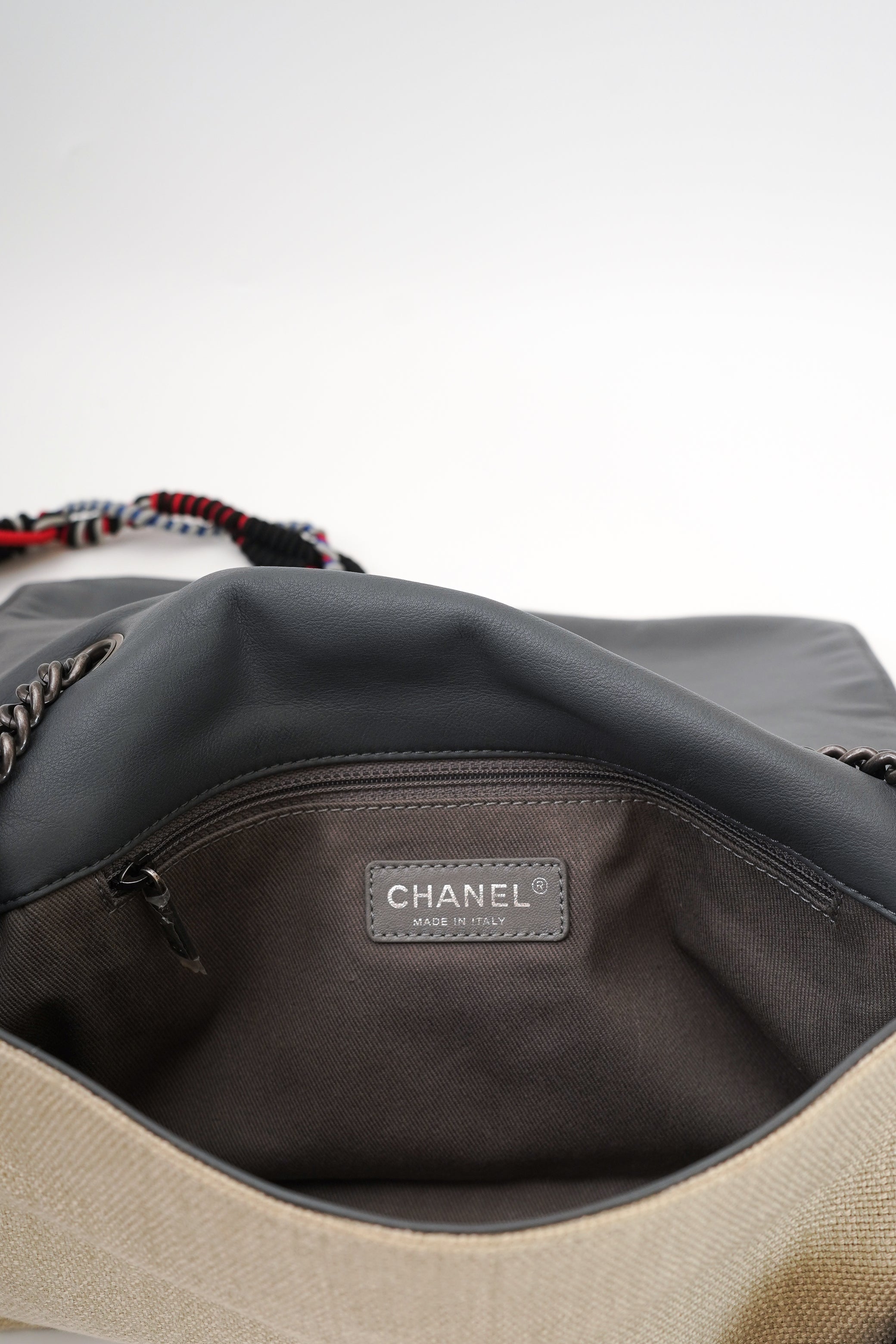 Rare Vintage Chanel Art School Graffiti Boy Bag