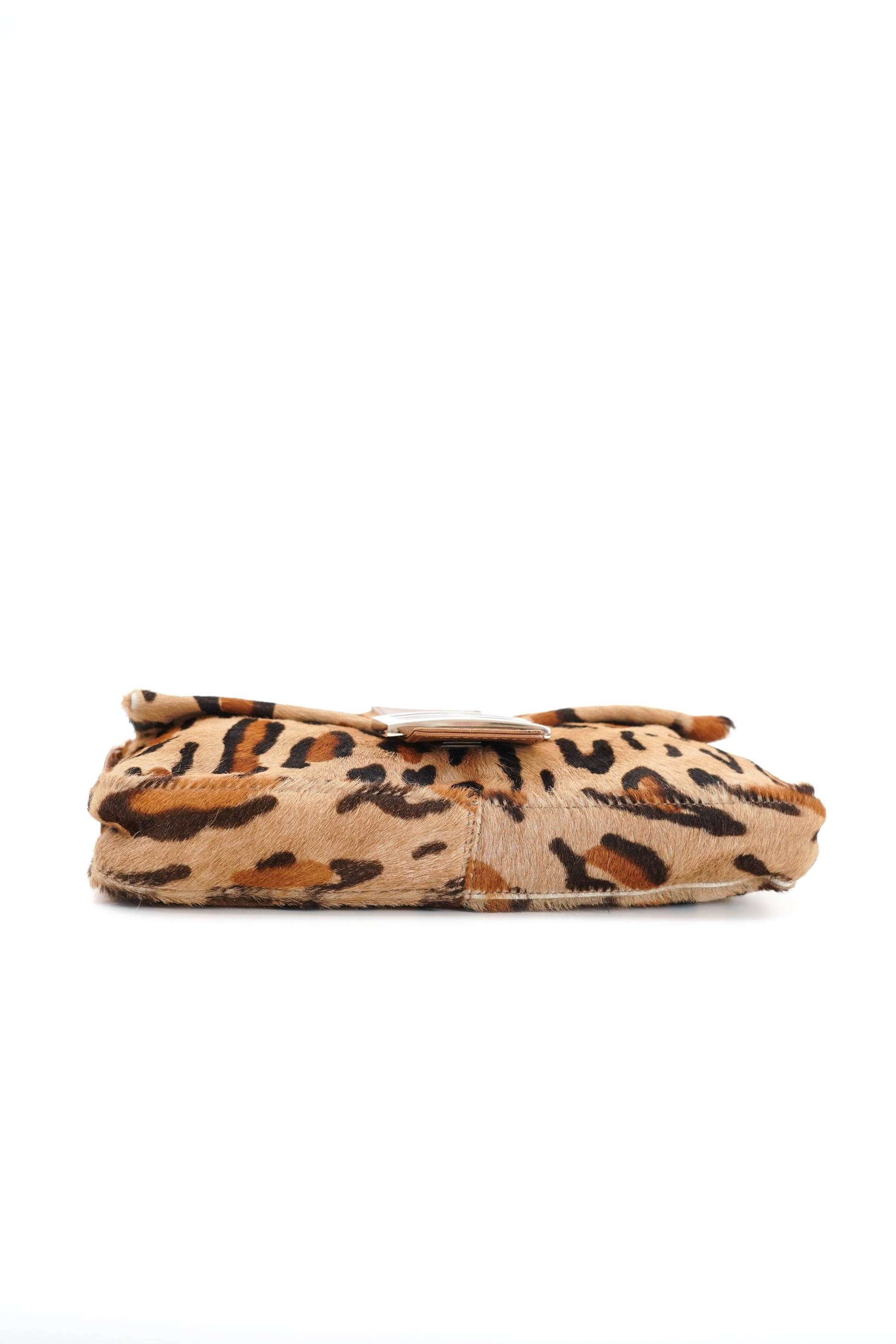 Vintage Fendi Leopard Pony Hair Baguette