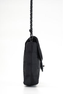 Chanel Black Travel Line East West Shoulder Bag