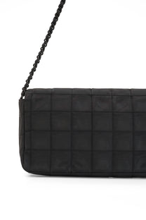 Chanel Black Travel Line East West Shoulder Bag