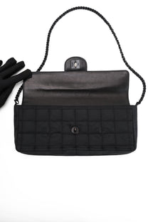 Chanel Black Travel Line East West Shoulder Bag